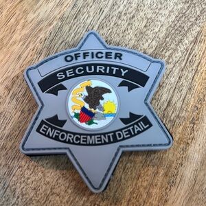 Officer Security Badge Patch